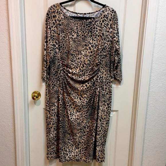 Christine Dresses & Skirts - Silky Leopard Dress